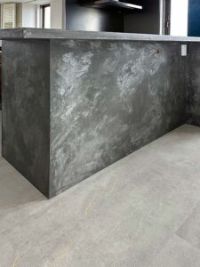 キッチンカウンター リノベーション塗装