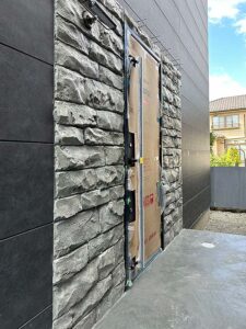 ビル外壁 モルタル造形 オシャレ