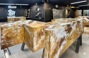 テーブルリノベ 塗装 オシャレ